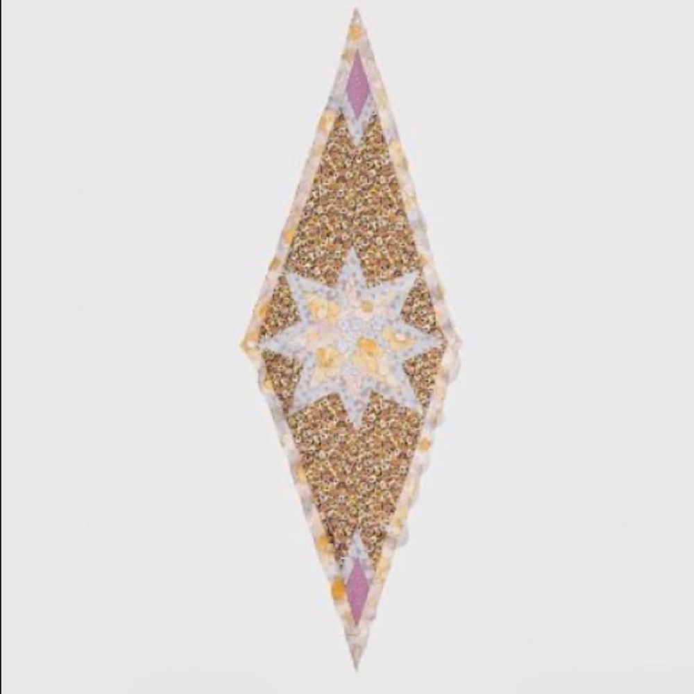 COACH  Diamond Star Patchwork DMD Scarf